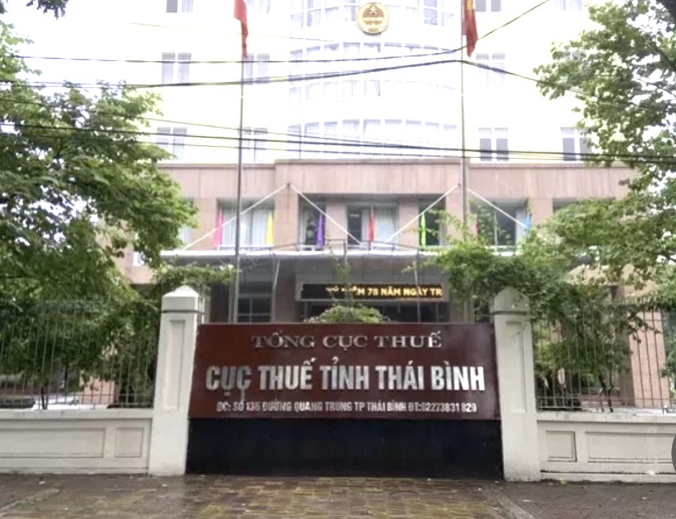 Trụ sở Cục Thuế tỉnh Th&aacute;i B&igrave;nh