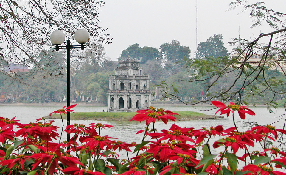 Th&aacute;p R&ugrave;a Hồ Gươm. Ảnh: Thanh Hải