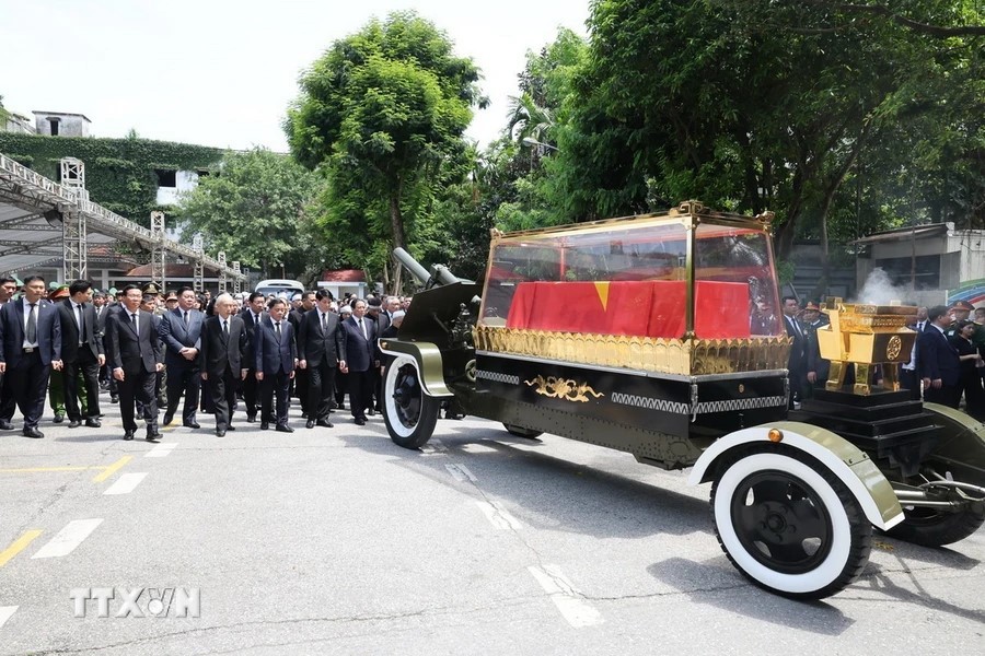 Nghiêm trang Lễ truy điệu Tổng Bí thư Nguyễn Phú Trọng tại Hà Nội - Ảnh 22