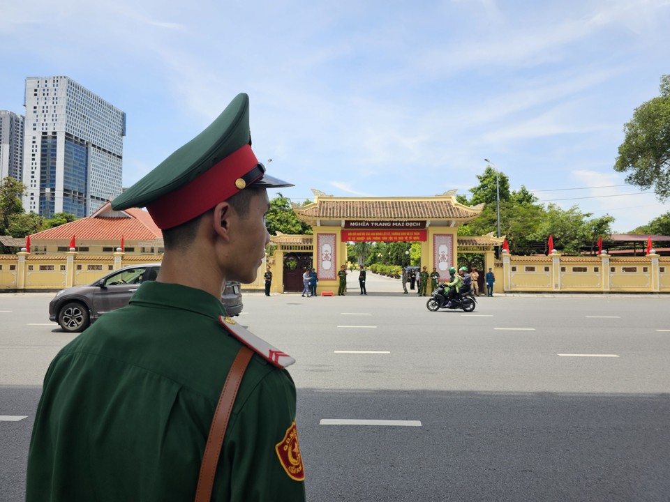 Đảm bảo an ninh, an toàn Lễ di quan Tổng Bí thư Nguyễn Phú Trọng - Ảnh 1