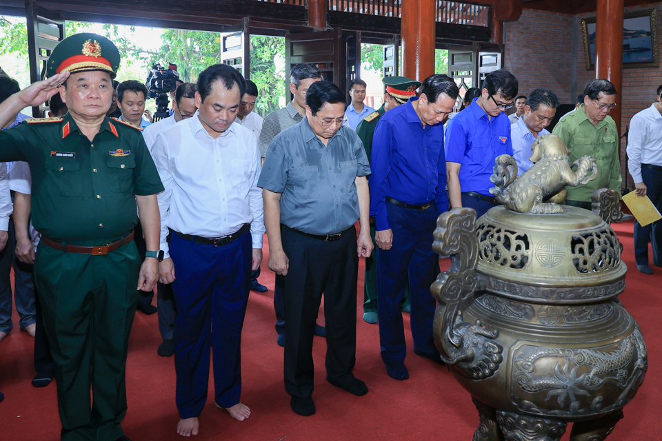 Khu di t&iacute;ch lịch sử Quốc gia 27/7 l&agrave; nơi v&agrave;o ng&agrave;y 27/7/1947 diễn ra cuộc m&iacute;t tinh trọng thể gồm 300 c&aacute;n bộ, bộ đội v&agrave; đại diện c&aacute;c tầng lớp nh&acirc;n d&acirc;n địa phương họp mặt nghe c&ocirc;ng bố bức thư của B&aacute;c Hồ, ghi nhận sự ra đời Ng&agrave;y Thương binh - Liệt sĩ - Ảnh: VGP/Nhật Bắc &nbsp;