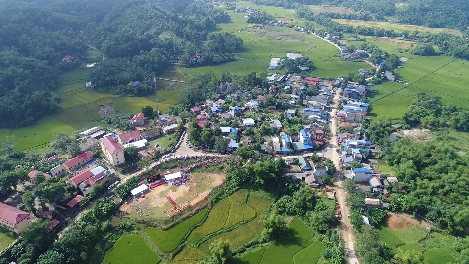 Huyện Định H&oacute;a, tỉnh Th&aacute;i Nguy&ecirc;n đạt chuẩn n&ocirc;ng th&ocirc;n mới.