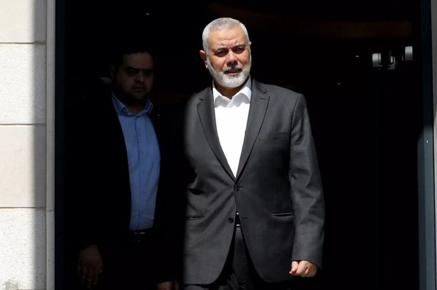 Thủ lĩnh Hamas Ismail Haniyeh tại Qatar. Ảnh: AFP