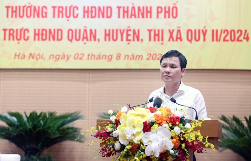 Ph&oacute; Chủ tịch HĐND TP H&agrave; Nội Phạm Qu&iacute; Ti&ecirc;n qu&aacute;n triệt&nbsp;những điểm mới, nội dung trọng t&acirc;m Luật Thủ đ&ocirc; v&agrave; c&aacute;c Luật, Nghị quyết được Quốc hội th&ocirc;ng qua tại kỳ họp thứ 7 Quốc hội kh&oacute;a XV