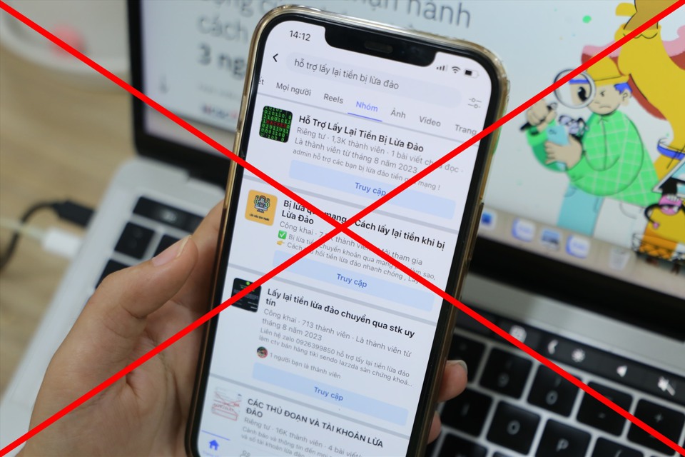 Cảnh gi&aacute;c với h&igrave;nh thức 'hỗ trợ lấy lại tiền bị lừa đảo' tr&ecirc;n kh&ocirc;ng gian mạng.
