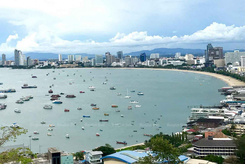 Cảnh biển Pattaya, Th&aacute;i Lan. Ảnh: Bangkok Post.