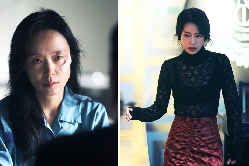 Jeon Do Yeon v&agrave; Lim Ji Yeon trong phim &ldquo;Revolver&rdquo;. Ảnh: Nh&agrave; sản xuất