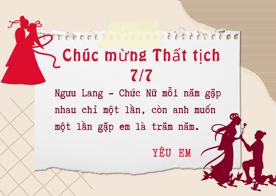 Lời chúc ngày Thất tịch 7/7 năm 2024 hay, lãng mạn, ý nghĩa - Ảnh 3