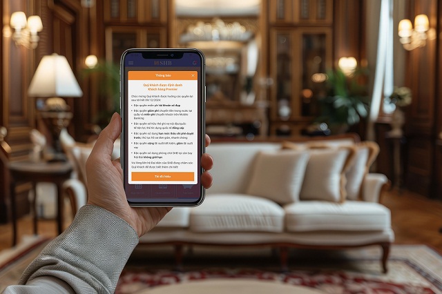 SHB Mobile cập nhật tính năng dành riêng cho khách hàng cao cấp - Ảnh 1
