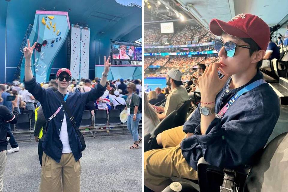 Lee Dong Wook ở Olympic Paris 2024. Ảnh: Instagram