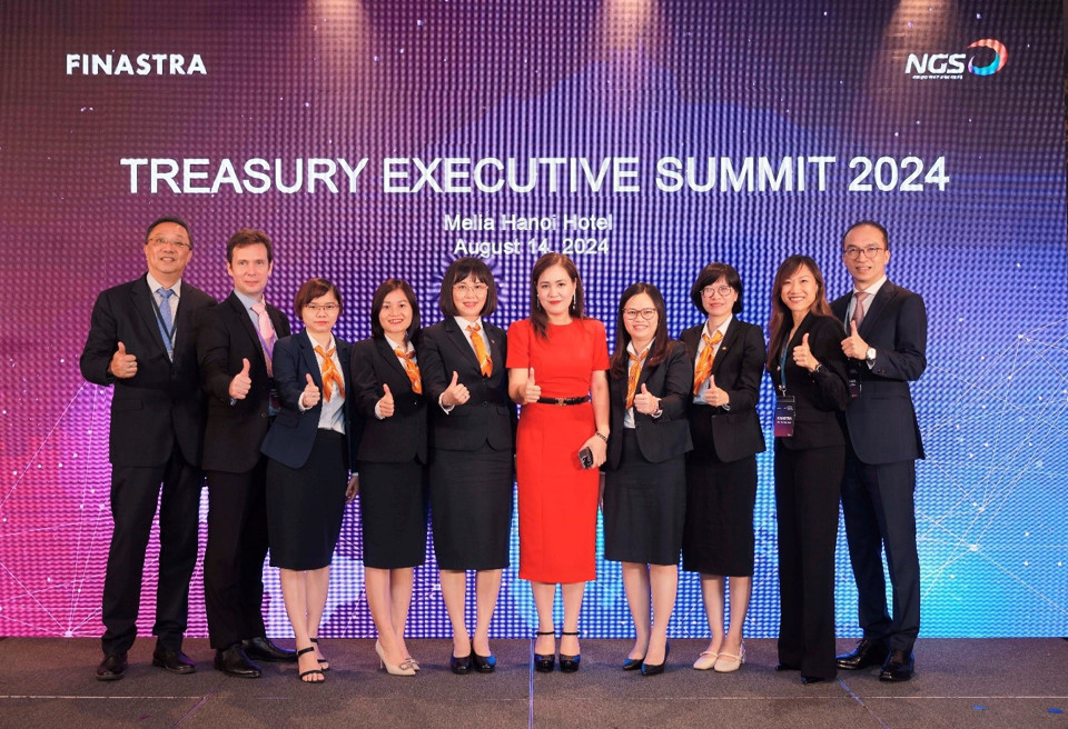 Đại diện của LPBank v&agrave; Finastra tham dự sự kiện Treasury Executive Summit 2024.&nbsp;