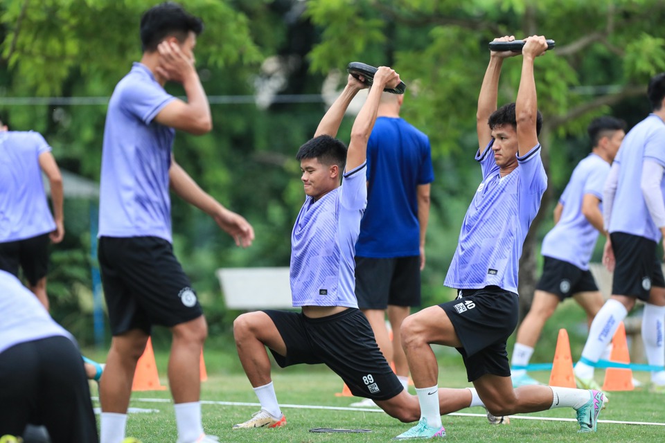 H&agrave; Nội FC tập trung cho m&ugrave;a giải mới. Ảnh: H&agrave; Nội FC