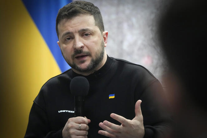 Tổng thống Ukraine Volodymyr Zelensky. Ảnh: Lemonde