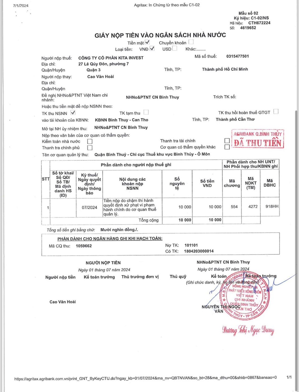 KITA Invest phản hồi việc ngăn chặn tẩu tán tài sản của Ngân Thuận - Ảnh 1