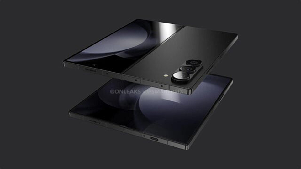 Mặt sau của Galaxy Z Fold 6 Slim l&agrave; titanium cao cấp?