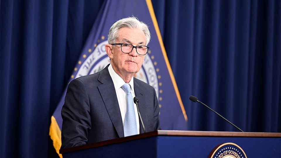 Thị trường hiện đang hướng sự ch&uacute; &yacute; đến b&agrave;i ph&aacute;t biểu của Chủ tịch Fed Jerome Powell tại hội nghị kinh tế ở Jackson Hole v&agrave;o ng&agrave;y 23/8 Ảnh: AP