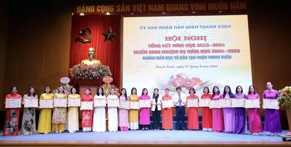 10 năm liên tiếp, giáo dục quận Thanh Xuân giữ vị trí dẫn đầu - Ảnh 2