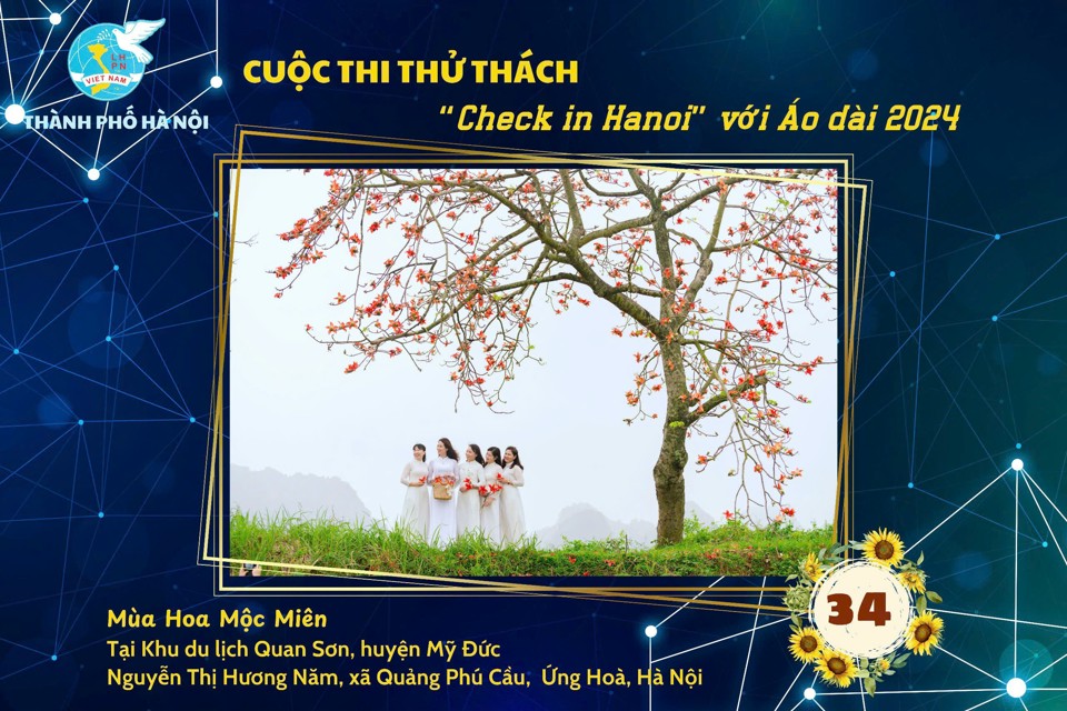 H&igrave;nh ảnh tham dự cuộc thi Thử th&aacute;ch &ldquo;Check in Hanoi&rdquo;&nbsp;