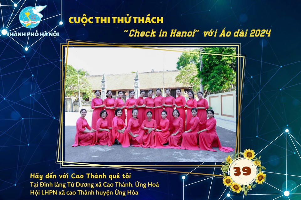 H&igrave;nh ảnh tham dự cuộc thi Thử th&aacute;ch &ldquo;Check in Hanoi&rdquo;&nbsp;