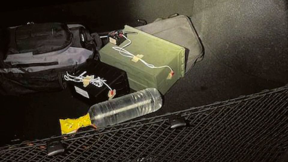 Two homemade explosive devices were discovered in the trunk of Thomas Crooks' car at the time of the crime. Photo: FBI