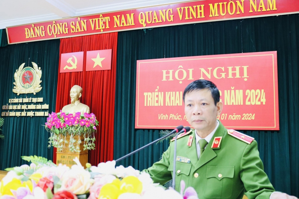 Thiếu tướng Nguyễn Ngọc Tuyến,&nbsp;&nbsp;Ph&oacute; Cục trưởng Cục Cảnh s&aacute;t Quản l&yacute; trại giam, cơ sở gi&aacute;o dục bắt buộc, trường gi&aacute;o dưỡng, Bộ C&ocirc;ng an (Cục C10) &nbsp; Ảnh: Cục C10 cung cấp.