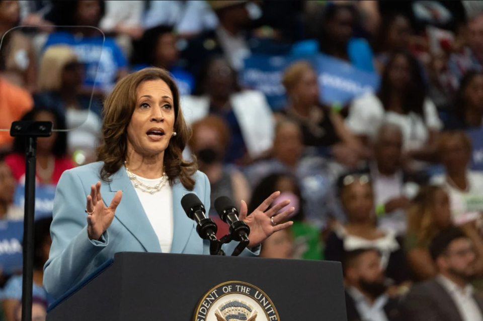 Phó Tổng thống Mỹ Kamala Harris. Ảnh: AP