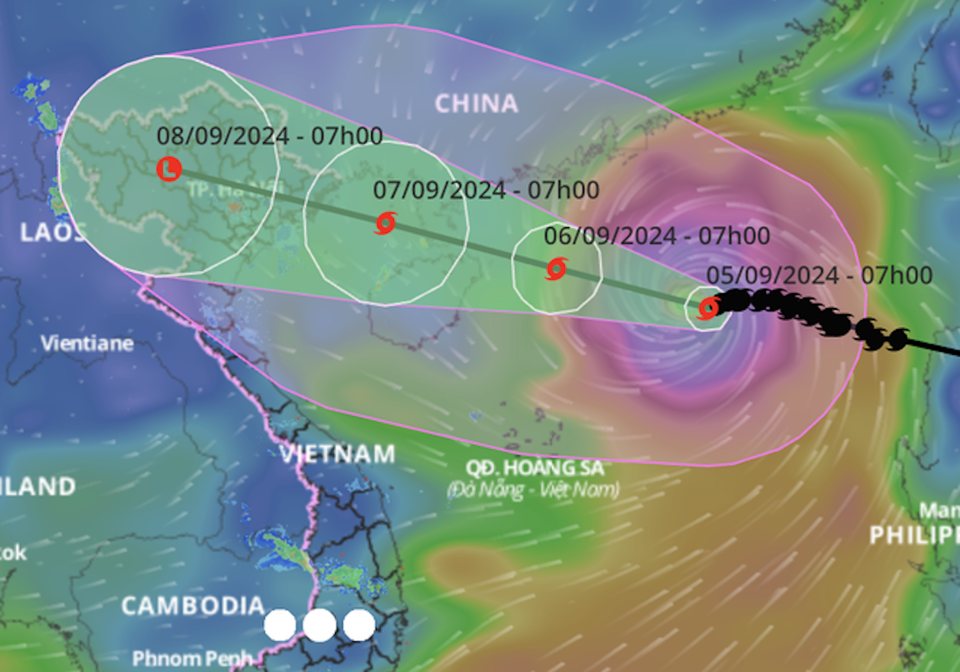 Trưa 7/9, b&atilde;o số 3 đổ bộ đất liền Quảng Ninh - Nam Định.