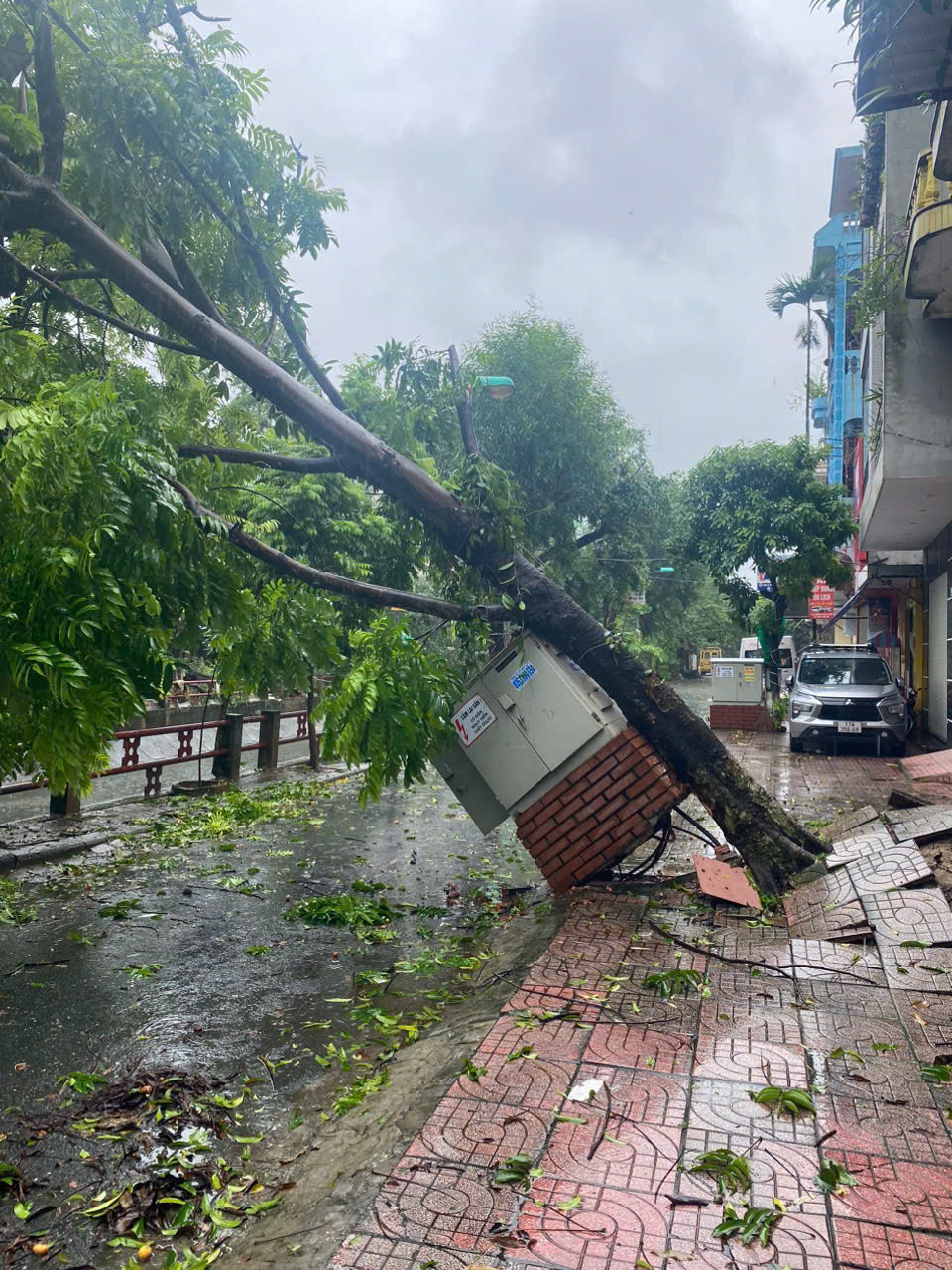 Siêu bão quần thảo Quảng Ninh, Hải Phòng, Hải Dương, Hà Nội gió lên cấp 10 - Ảnh 7