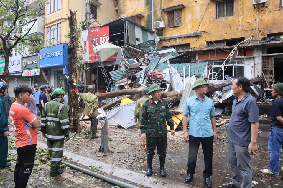 Quận Nam Từ Li&ecirc;m ghi nhận nhiều thiệt hại về t&agrave;i sản