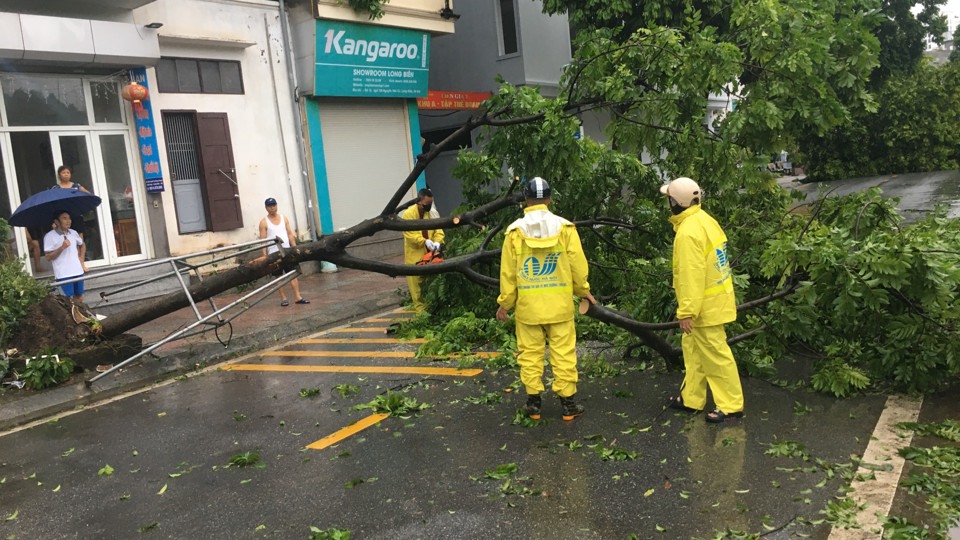 Ngành thoát nước khẩn trương khắc phục hậu quả của bão số 3 - Ảnh 2