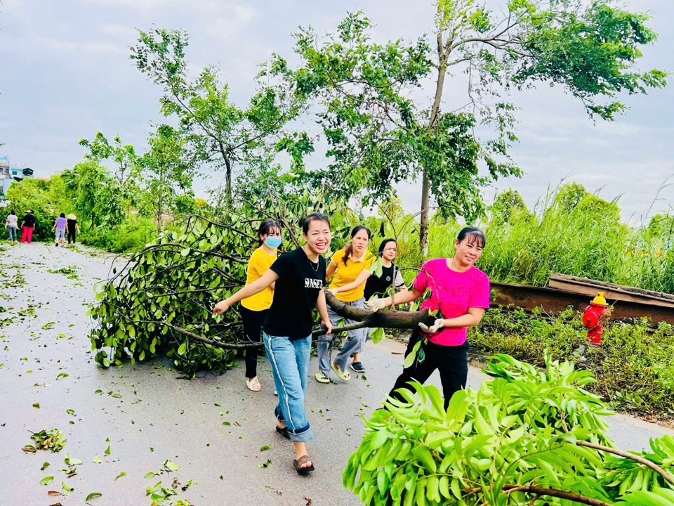 Huyện Thanh Trì: bảo đảm trường lớp cho học sinh trở lại sau bão số 3 - Ảnh 3