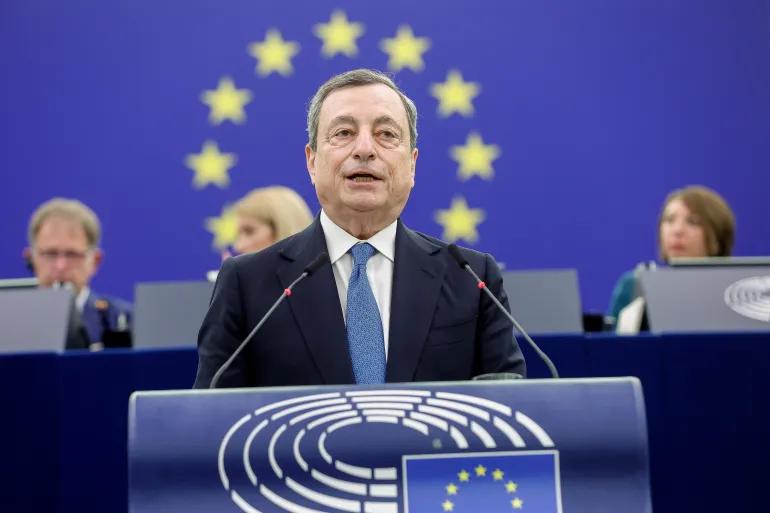 Cựu gi&aacute;m đốc Ng&acirc;n h&agrave;ng Trung ương Ch&acirc;u &Acirc;u Mario Draghi. Ảnh: Euro News