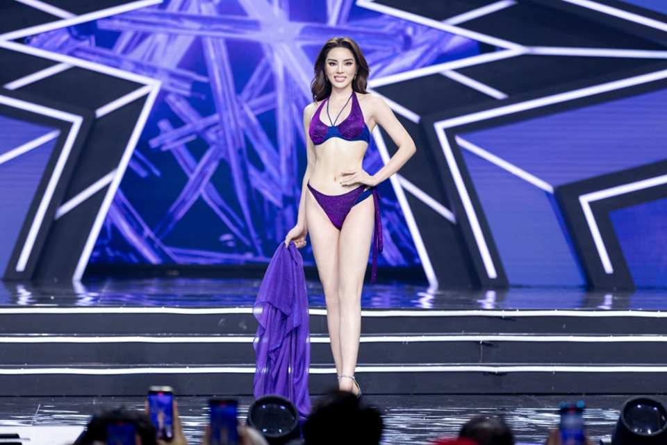 Kỳ Duy&ecirc;n trong phần thi bikini