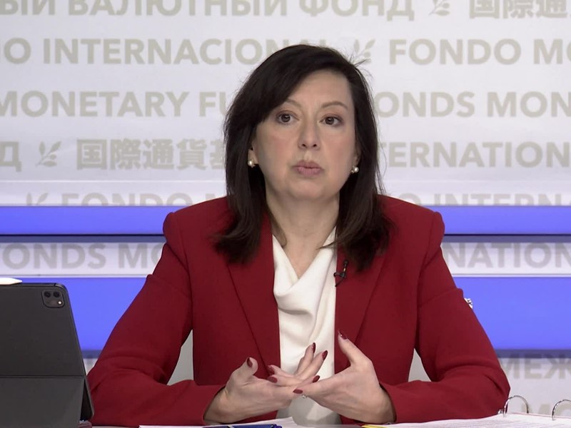 B&agrave; Julie Kozack, người ph&aacute;t ng&ocirc;n của IMF. Ảnh: Ieyenews.com