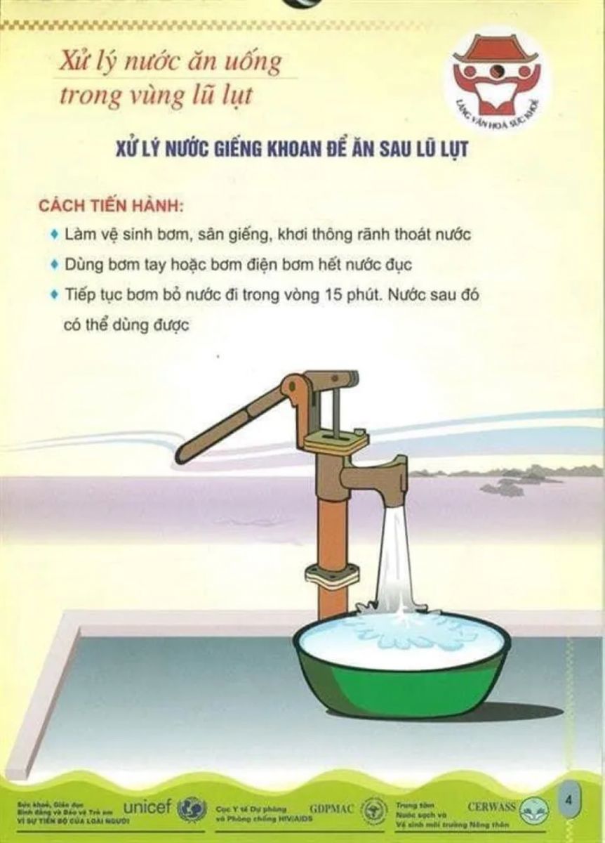 Các biện pháp xử lý nước sinh hoạt trong mùa mưa lũ - Ảnh 3