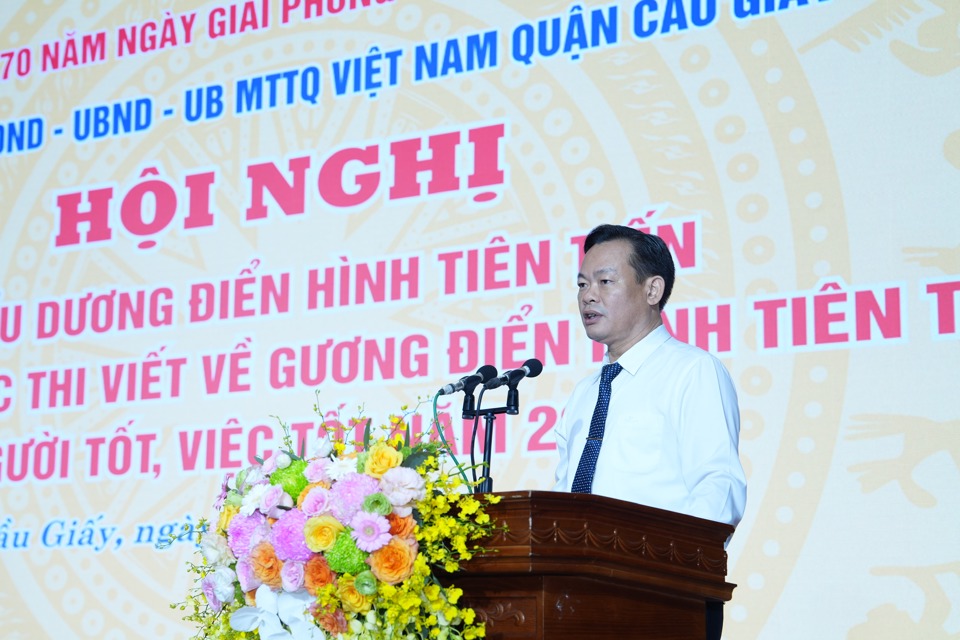 Cầu Giấy: tôn vinh những tấm gương người "người tốt, việc tốt" tiêu biểu - Ảnh 1