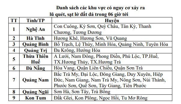 Áp thấp nhiệt đới mạnh cấp 7, cảnh báo sạt lở đất tại 9 địa phương - Ảnh 2