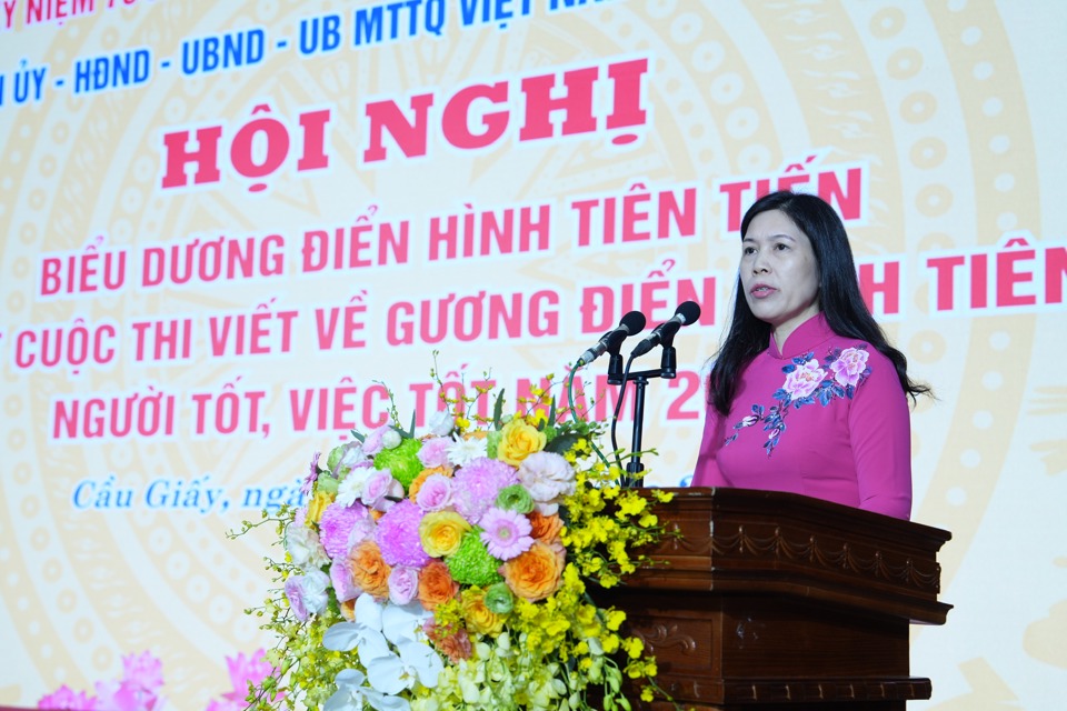 Cầu Giấy: tôn vinh những tấm gương người "người tốt, việc tốt" tiêu biểu - Ảnh 2