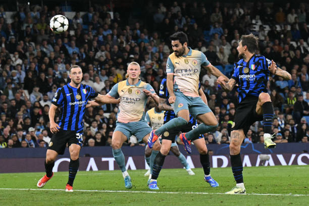 Man City g&acirc;y thất vọng khi để Inter Milan cầm h&ograve;a 0-0. Ảnh: Getty