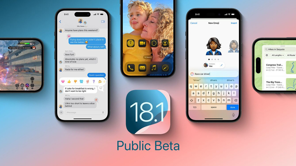 iOS 18.1 c&oacute; bản public beta đầu ti&ecirc;n