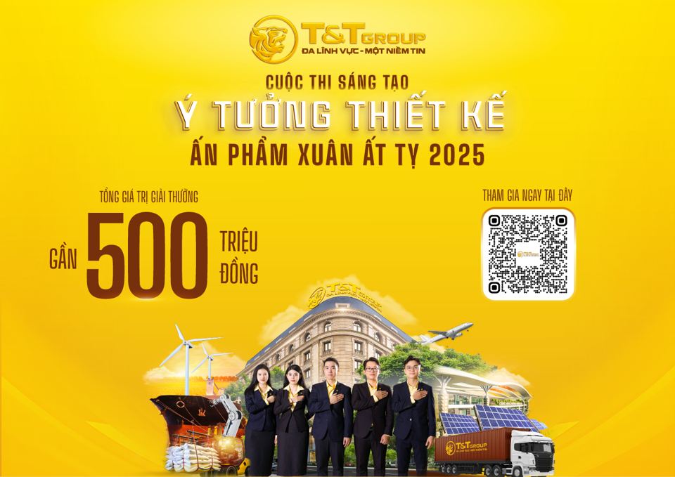 T&T Group phát động thiết kế Ấn phẩm Xuân Ất Tỵ 2025 - Ảnh 1