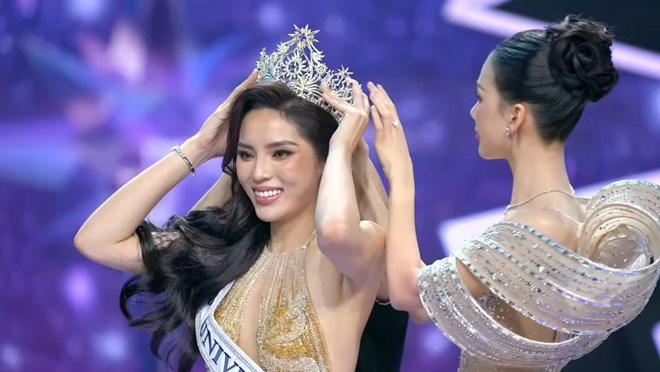 Kỳ Duy&ecirc;n đăng quang 2 cuộc thi hoa hậu với nhiều ồn &agrave;o, tranh c&atilde;i. Ảnh: Miss Universe Vietnam