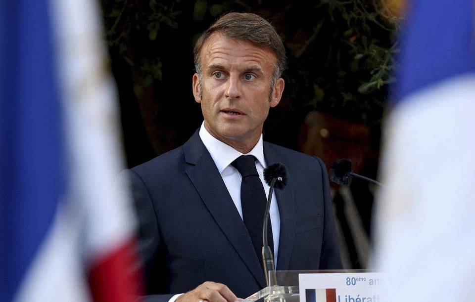 Tổng thống Ph&aacute;p Emmanuel Macron. Ảnh: AP