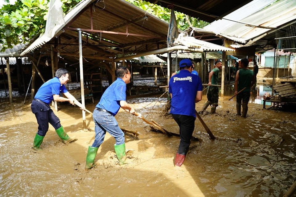 &ldquo;Đến tận những nơi bị ảnh hưởng bởi b&atilde;o lũ mới cảm thấy được sự t&agrave;n ph&aacute; nặng nề của thi&ecirc;n tai v&agrave; mất m&aacute;t của b&agrave; con. Nhưng cũng trong ho&agrave;n cảnh kh&oacute; khăn ấy, mới thấy t&igrave;nh người cũng thật ấm &aacute;p. Tham gia hỗ trợ người d&acirc;n v&ugrave;ng b&atilde;o lũ, c&aacute; nh&acirc;n t&ocirc;i v&agrave; anh chị em đồng nghiệp c&agrave;ng mong muốn được g&oacute;p sức nhiều hơn với những hoạt động cộng đồng của c&ocirc;ng ty&rdquo; - anh Tạ Xu&acirc;n Tuấn - Gi&aacute;m đốc kinh doanh miền Bắc, Vinamilk, chia sẻ.