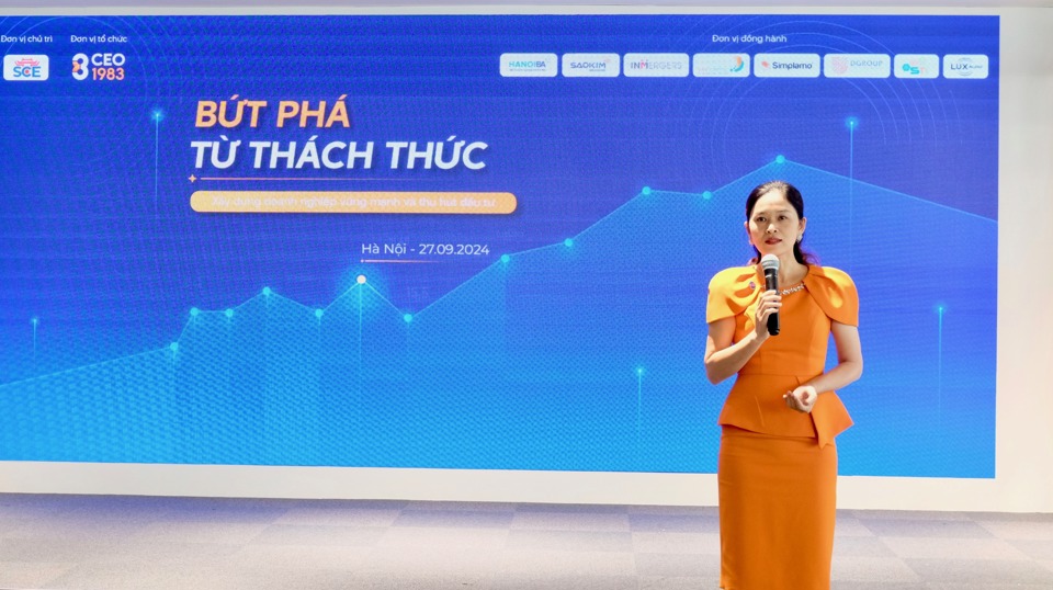 ThS Lê Dung - Chủ tịch Câu lạc bộ CEO 1983, Viện trưởng Viện Doanh Trí.