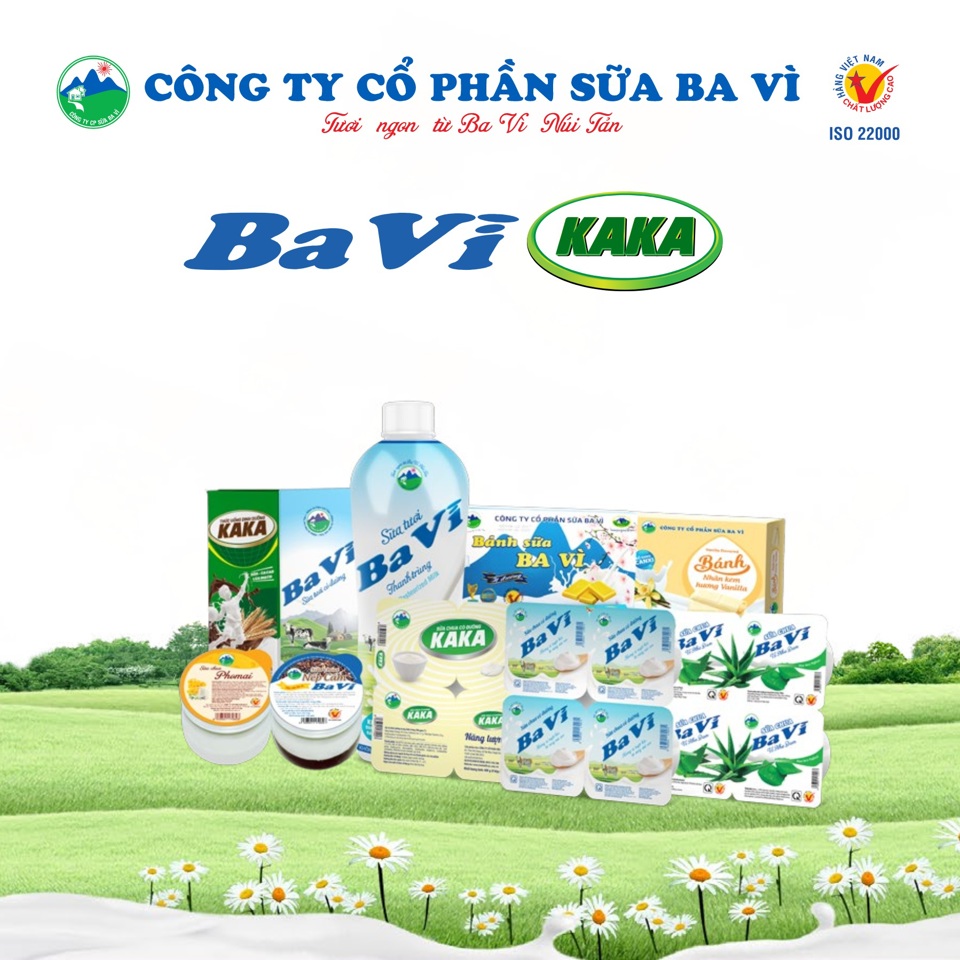 C&aacute;c sản phẩm của&nbsp;C&ocirc;ng ty CP Sữa Ba V&igrave;.