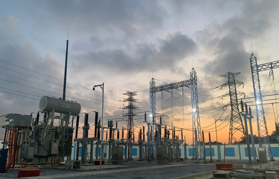 Trạm biến &aacute;p 110 kV Ascendas, tỉnh B&igrave;nh Dương Ảnh: Ho&agrave;ng Kh&ocirc;i