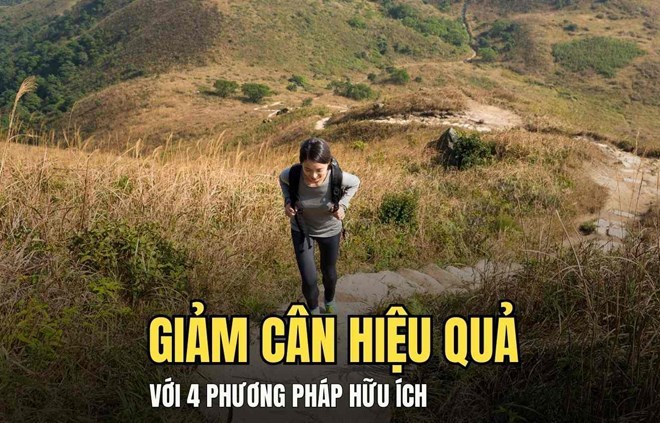 4 phương ph&aacute;p hữu &iacute;ch gi&uacute;p giảm c&acirc;n hiệu quả.&nbsp;