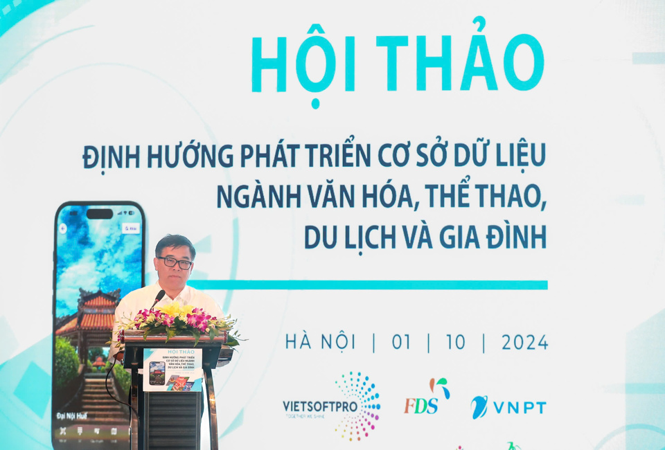 Gi&aacute;m đốc Sở VH&amp;TT H&agrave; Nội Đỗ Đ&igrave;nh Hồng. Ảnh: Minh An