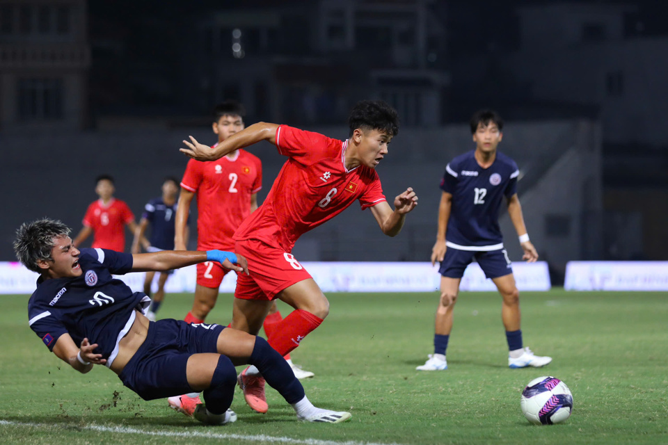 U20 Việt Nam không thể giành vé dự vòng chung kết U20 châu Á 2025. Ảnh: Như Đạt